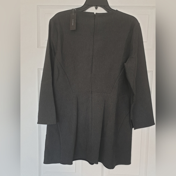 NATORI fitted gray top, size L - Picture 3 of 6